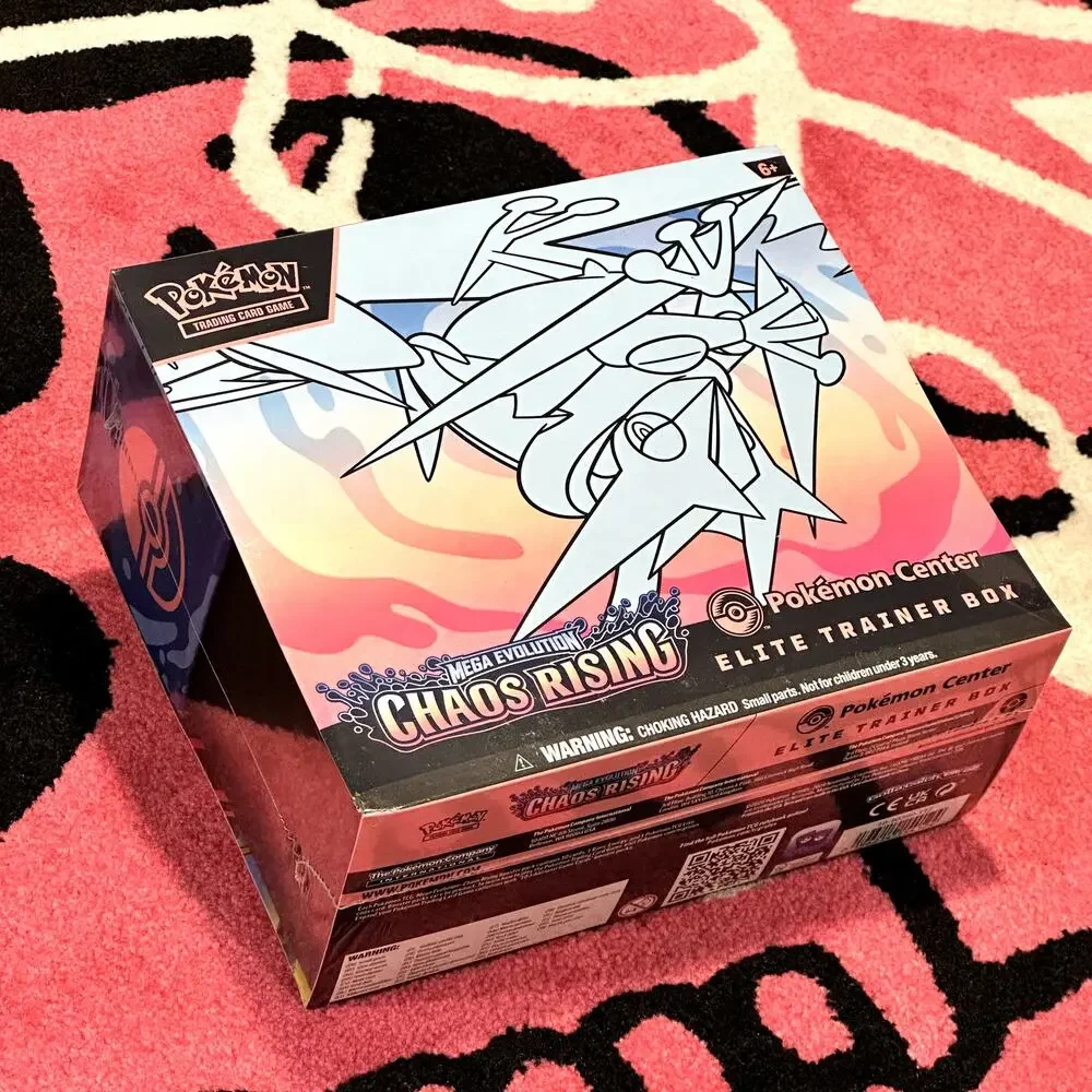 Pokémon Center Chaos Rising Elite Trainer Box – Sealed – As Pictured
